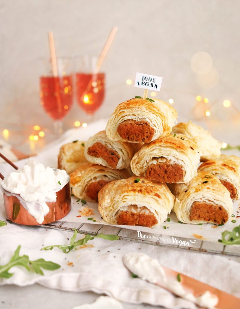 Easy vegan sausage rolls