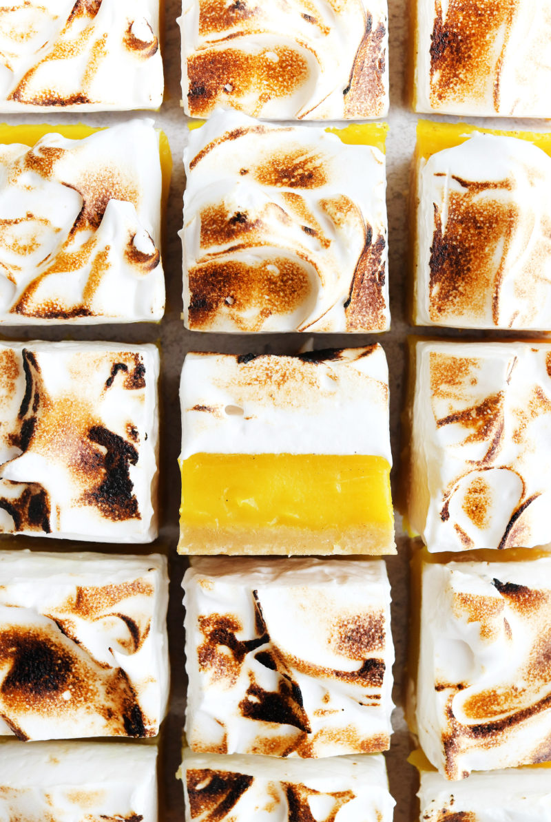 Vegan Lemon Meringue Bars