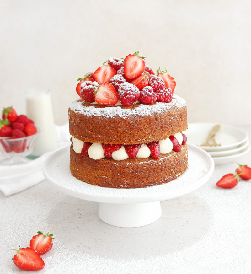 Vegan Victoria Sponge Cake