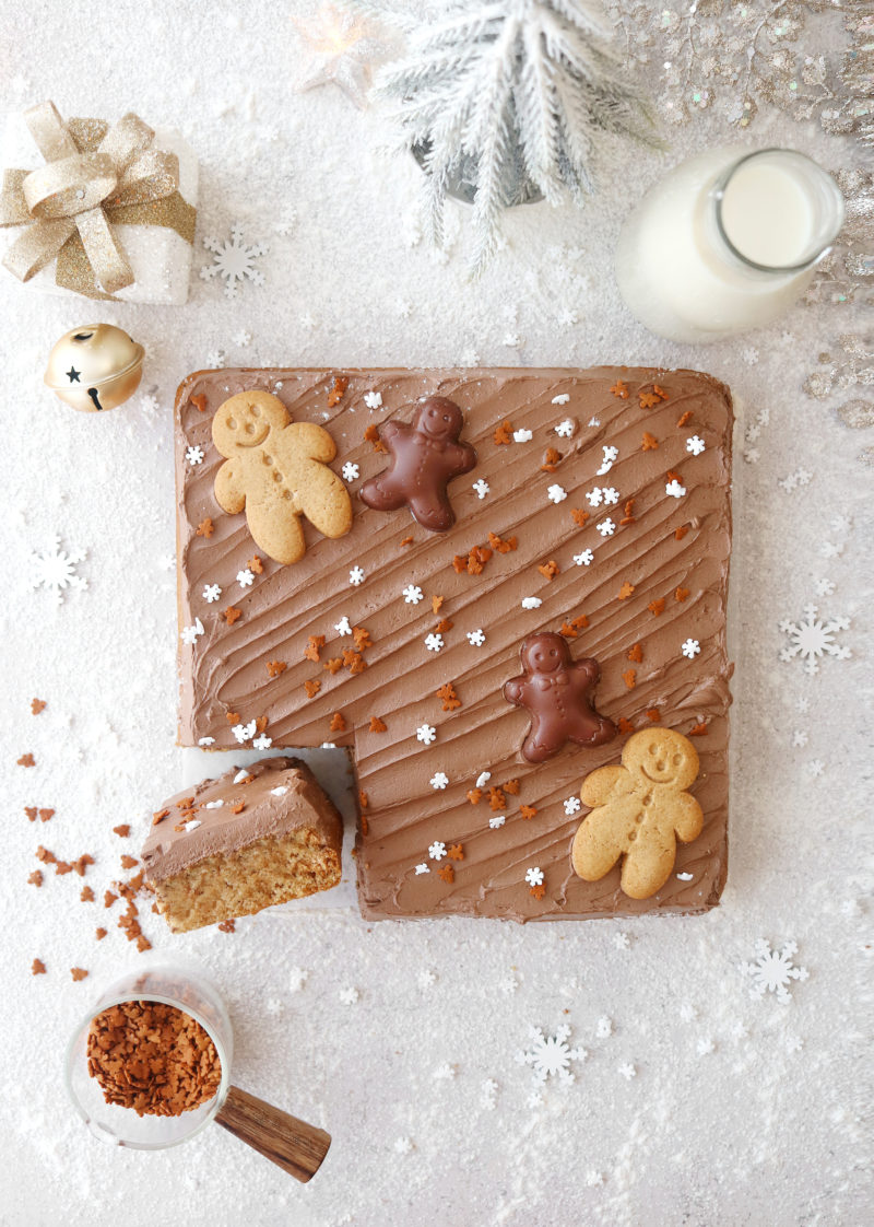 Easy Gingerbread Sheet Cake
