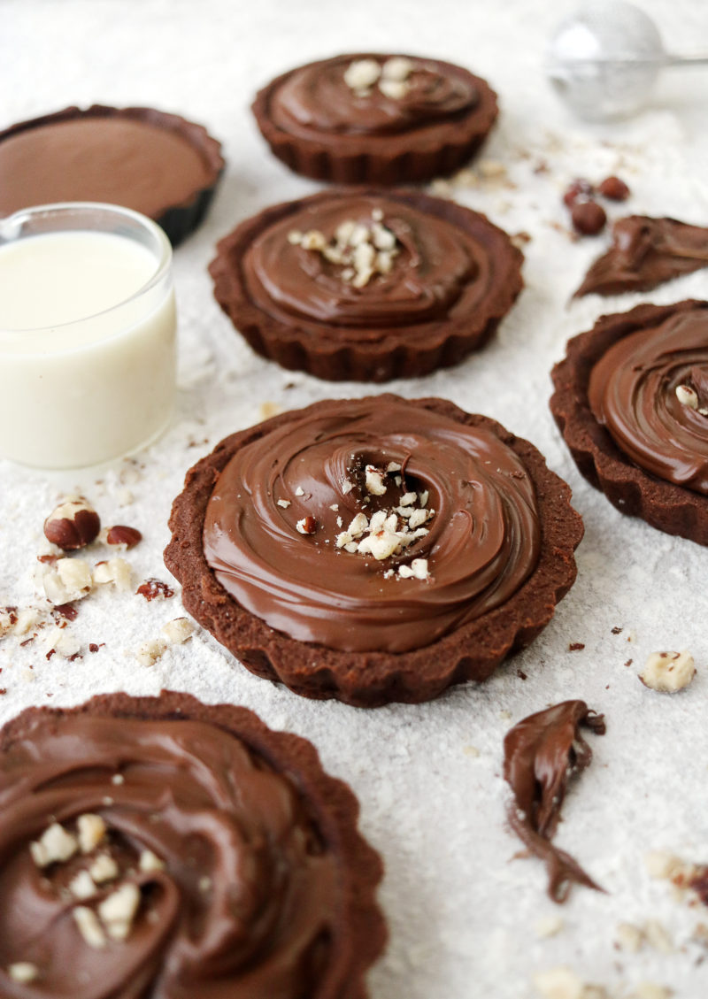 Vegan Nutella Tartlets
