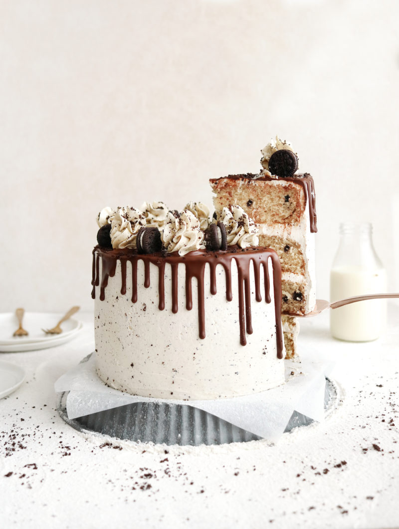 The Best Vegan Cookies and Cream Cake