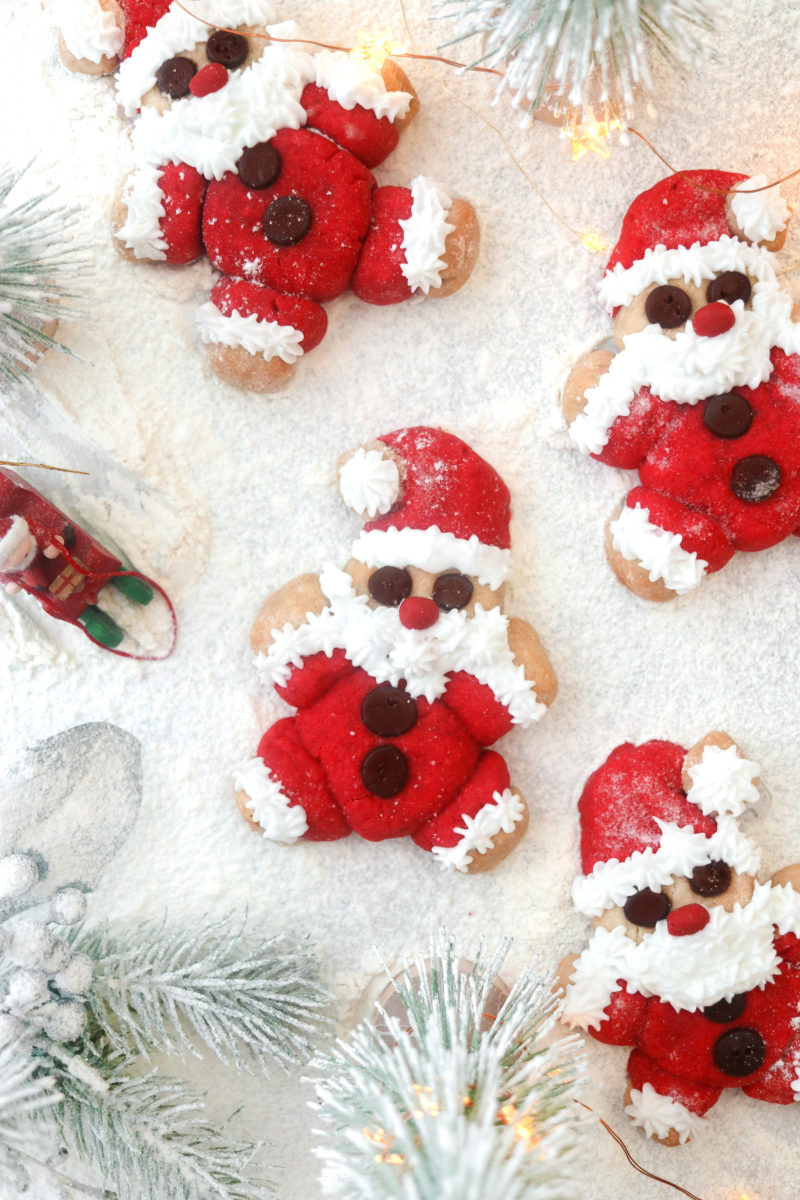 Chubby Santa Cookies