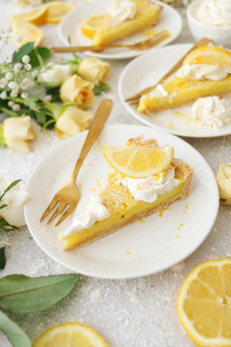 Easy Vegan Lemon Tart