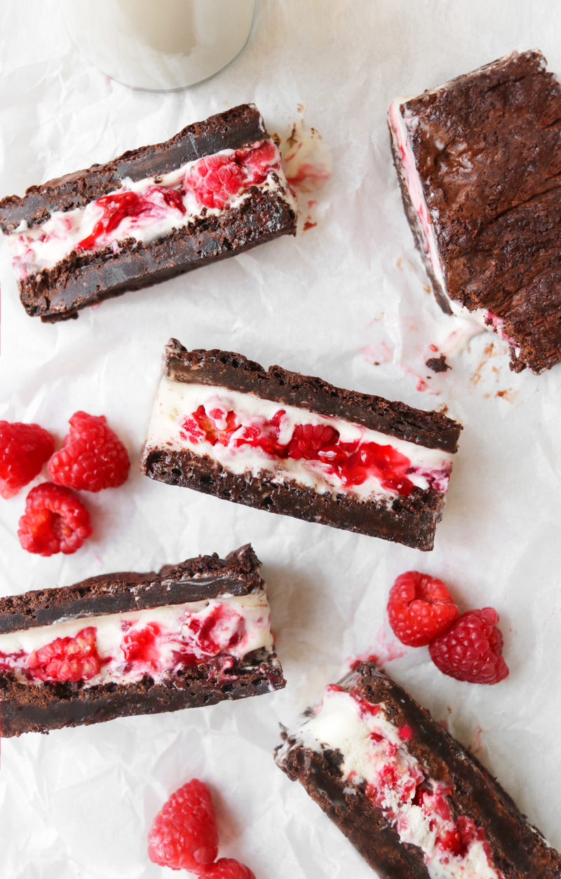 Vegan Brownie Ice-Cream Sandwiches