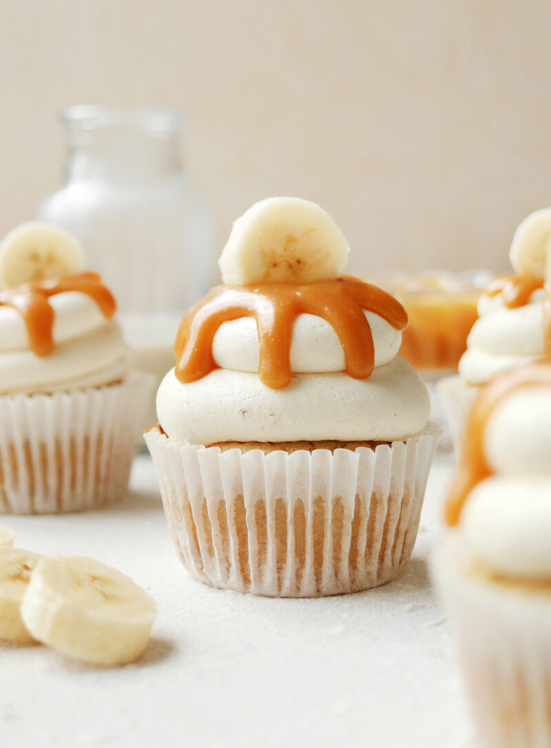 Easy Vegan Banoffee Cupcakes