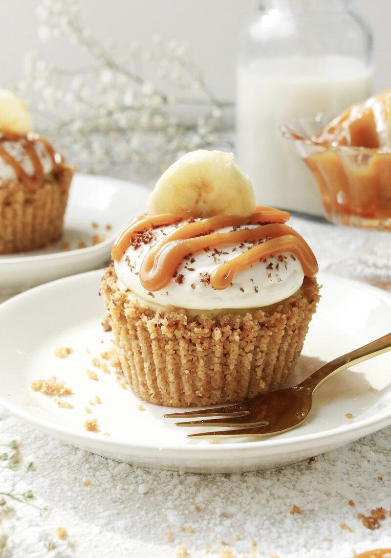 Mini Vegan Banoffee Pies