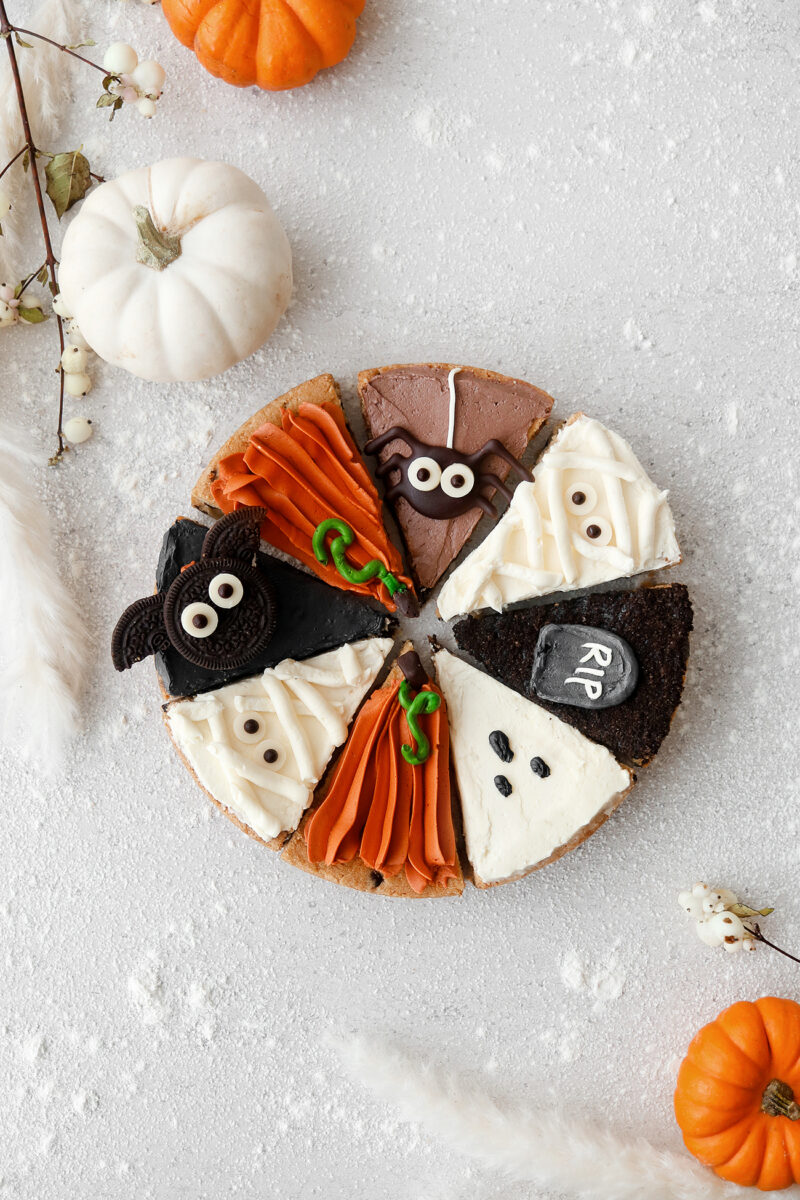 Vegan Halloween cookie cake