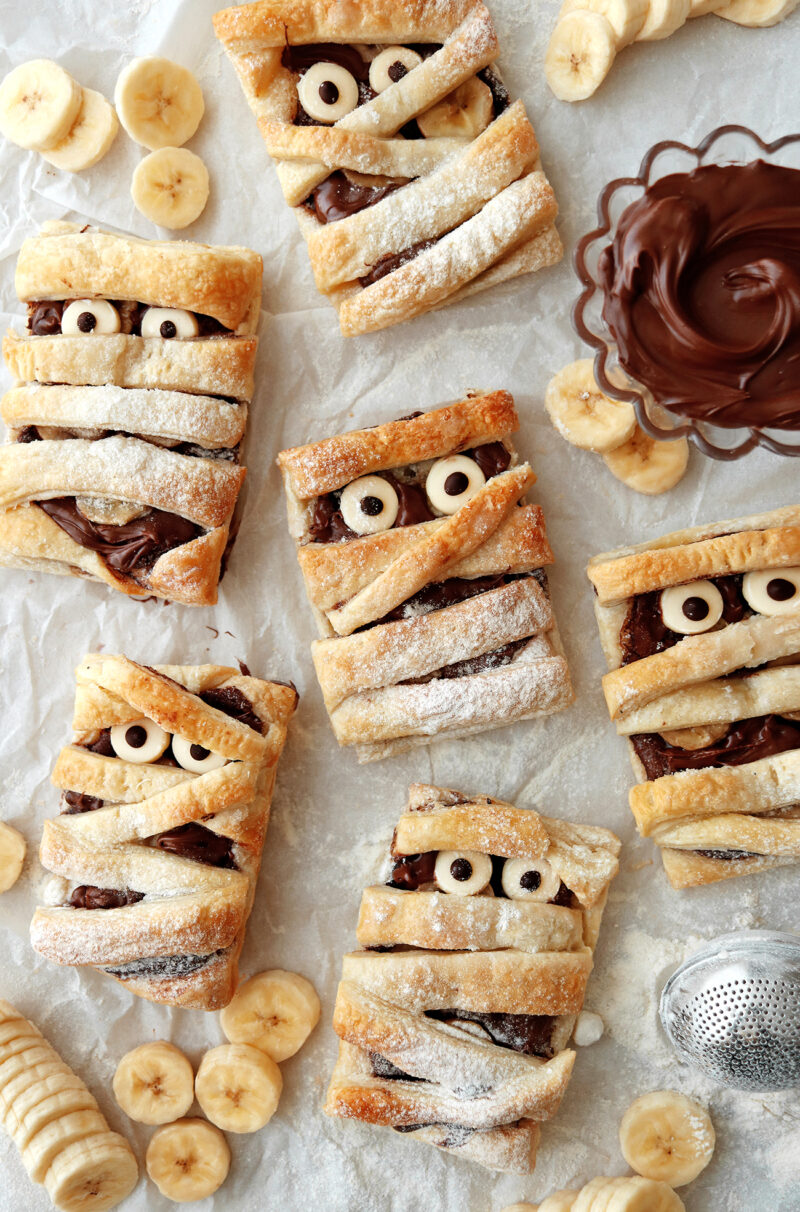 Nutella Mummy Hand Pies