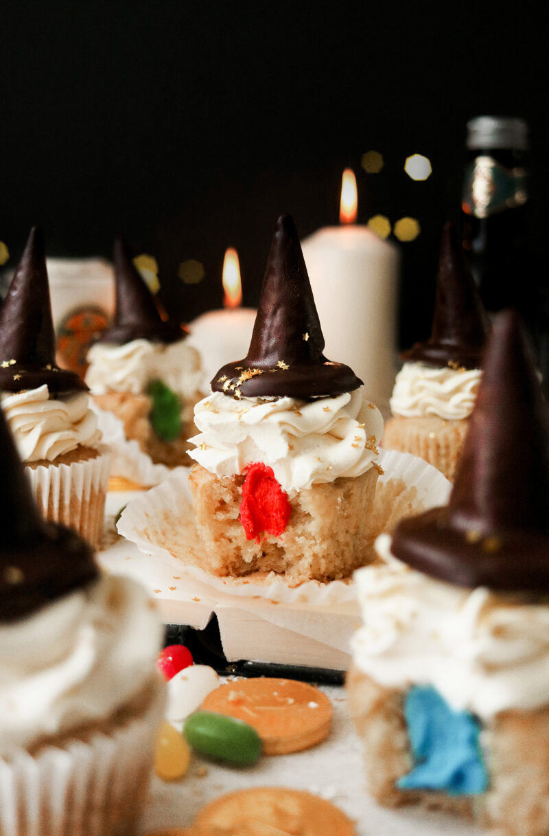 Harry Potter Sorting Hat Cupcakes