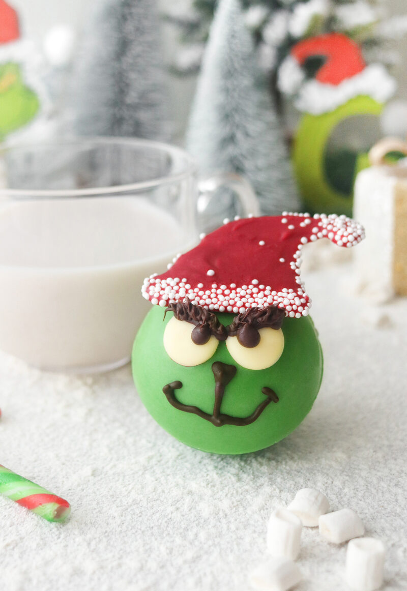 The Grinch Hot Chocolate Bombs