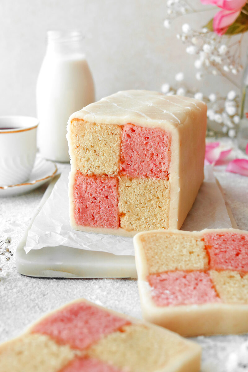 Vegan Battenberg Cake
