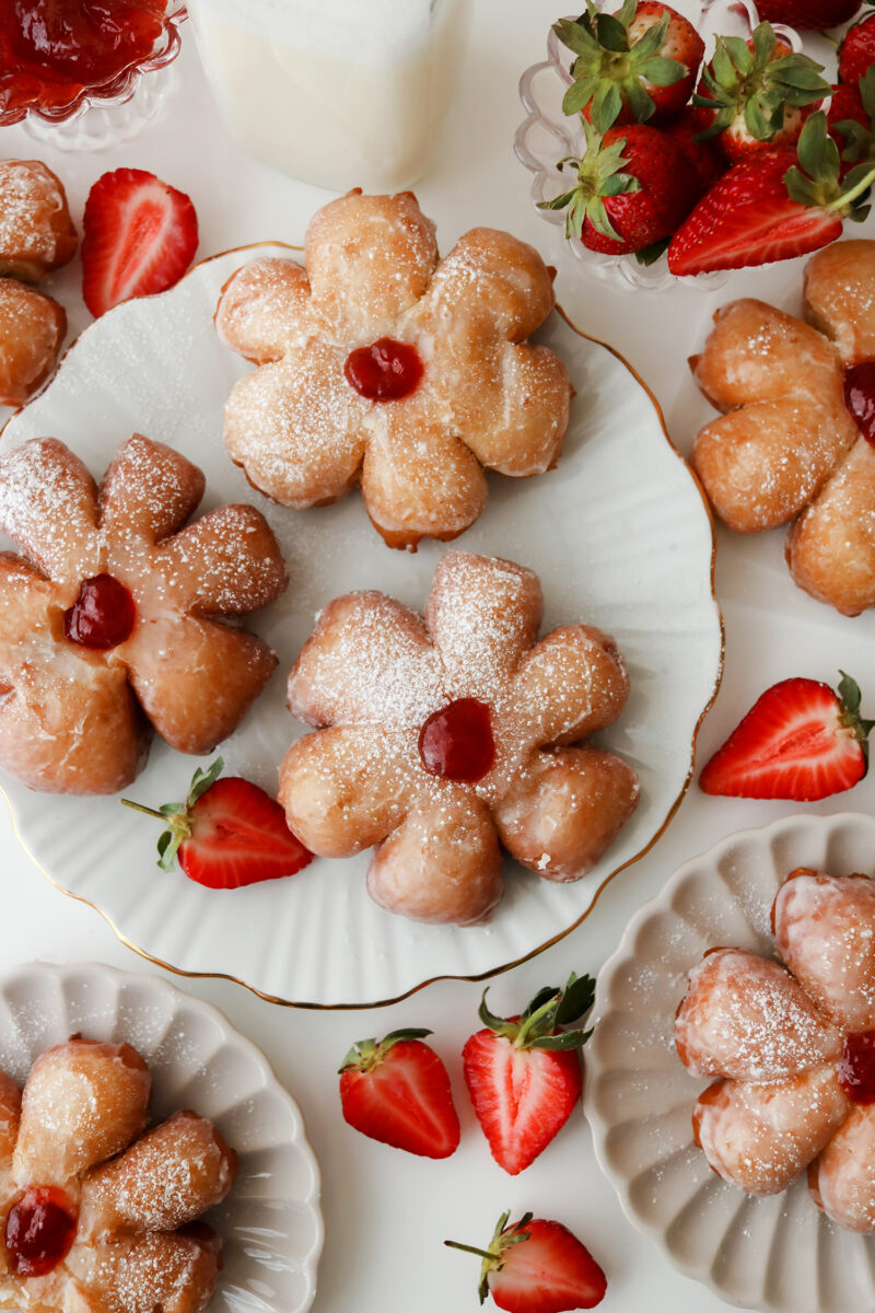 Vegan Flower Doughnuts