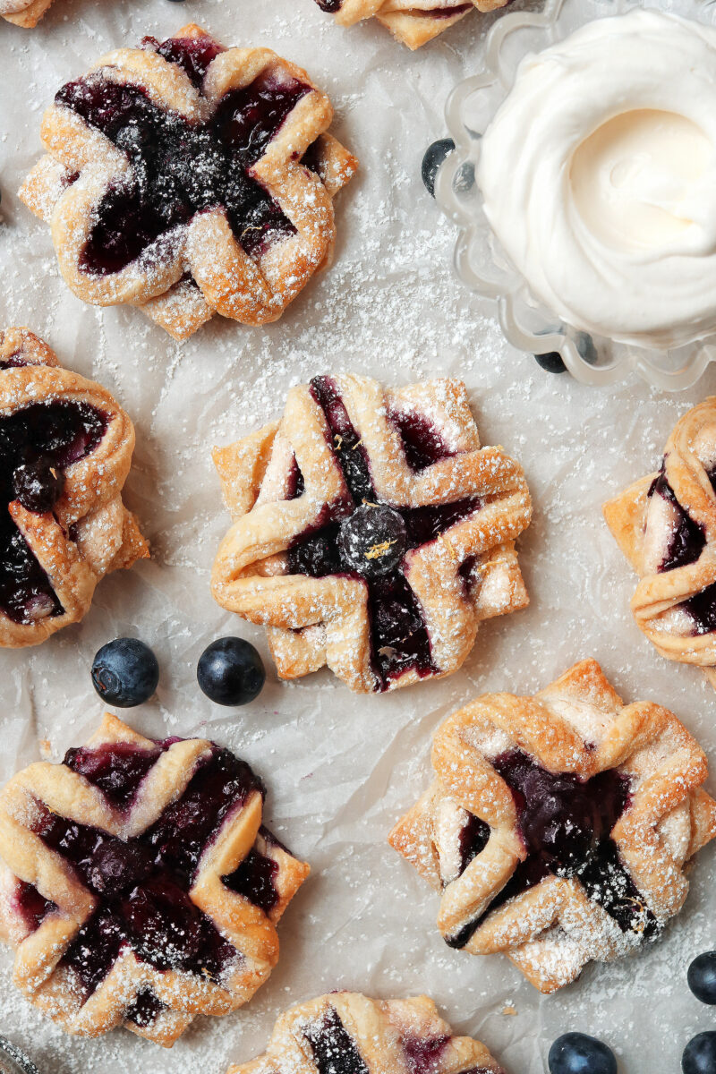 Vegan Blueberry Danish