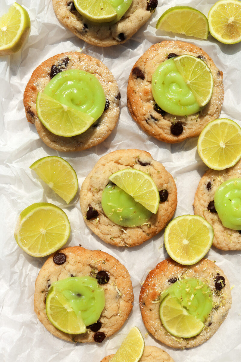 Vegan Lime Curd Cookies