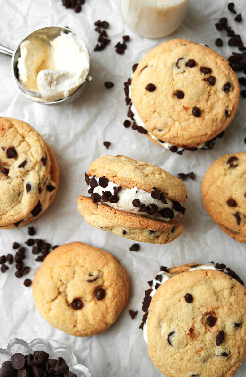 Vegan Ice-cream Sandwich Cookies