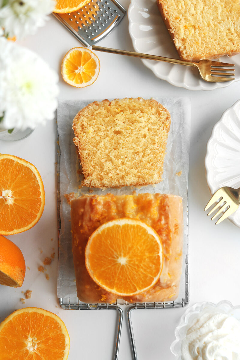Vegan Orange Loaf Cake