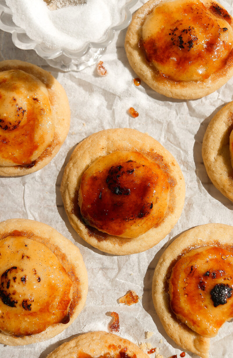 Vegan Crème Brûlée Cookies