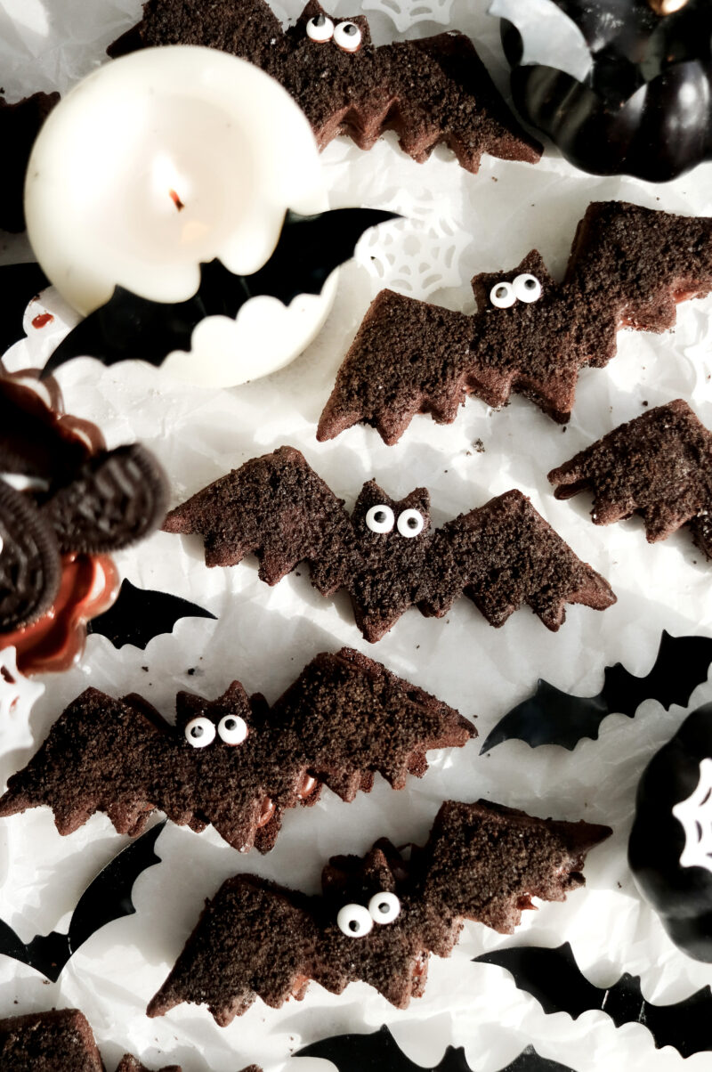 Vegan Chocolate Bat Cookies