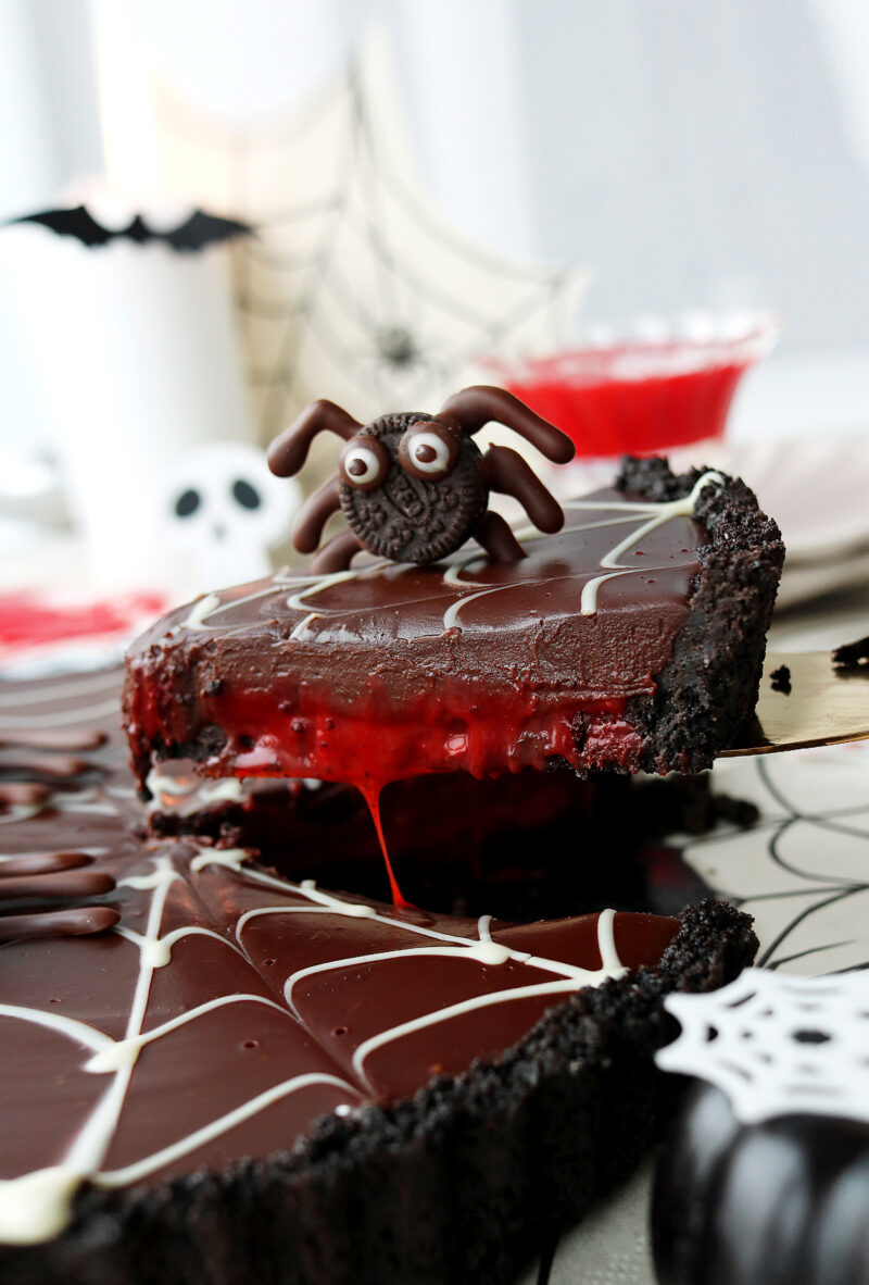 Vegan Spider Web Tart