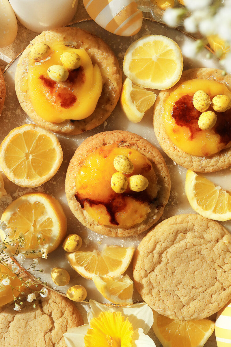 Lemon Crème Brûlée Cookies