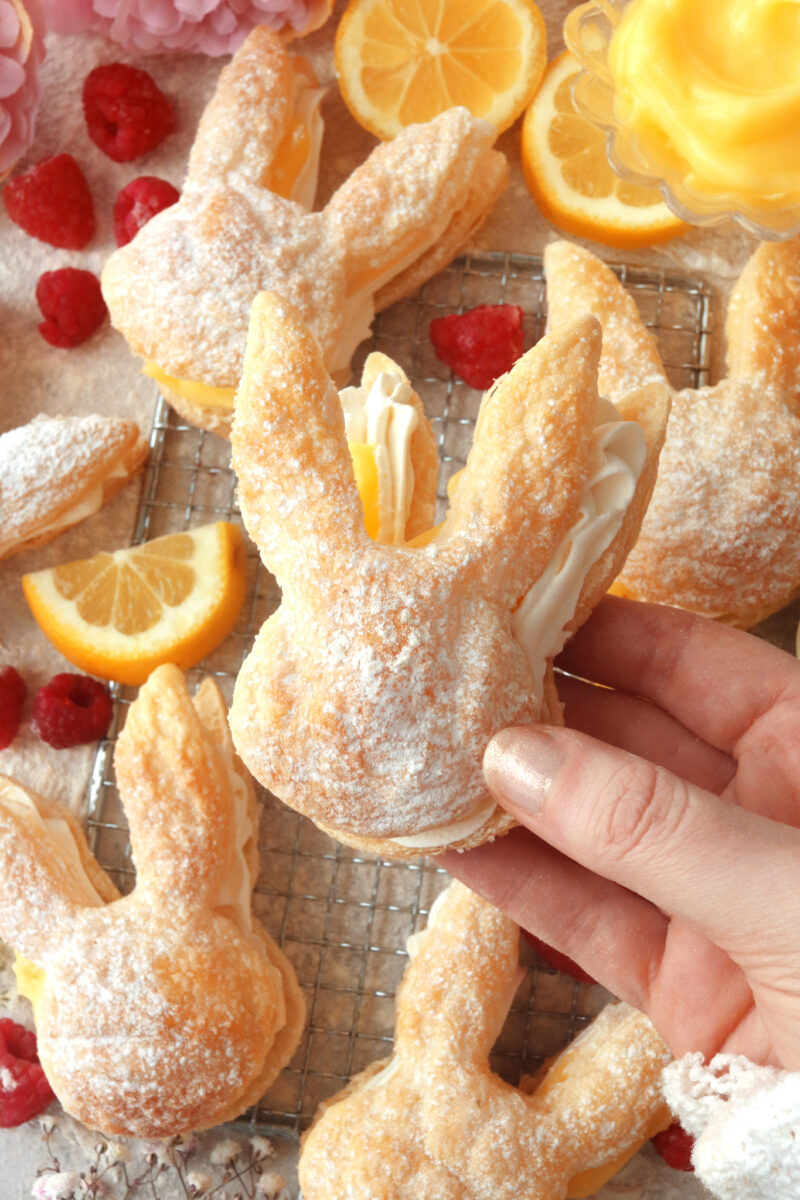 Easter Puff Pastry Bunnies