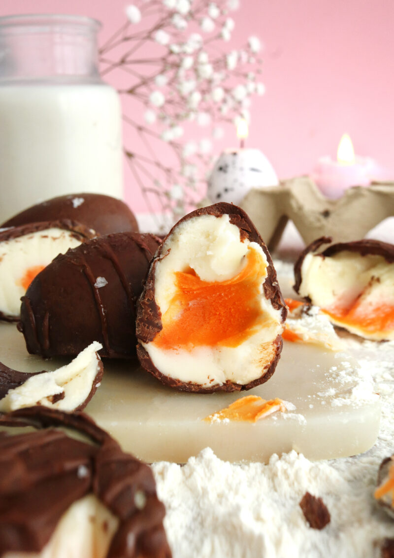 Homemade Vegan Creme Eggs