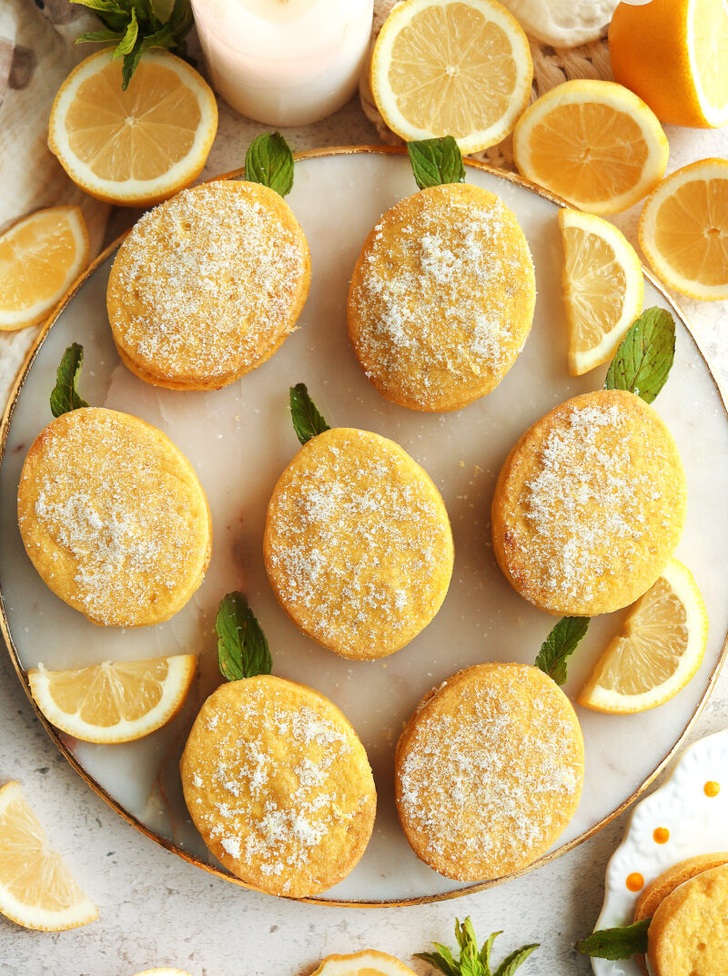 Vegan Lemon Sandwich Cookies