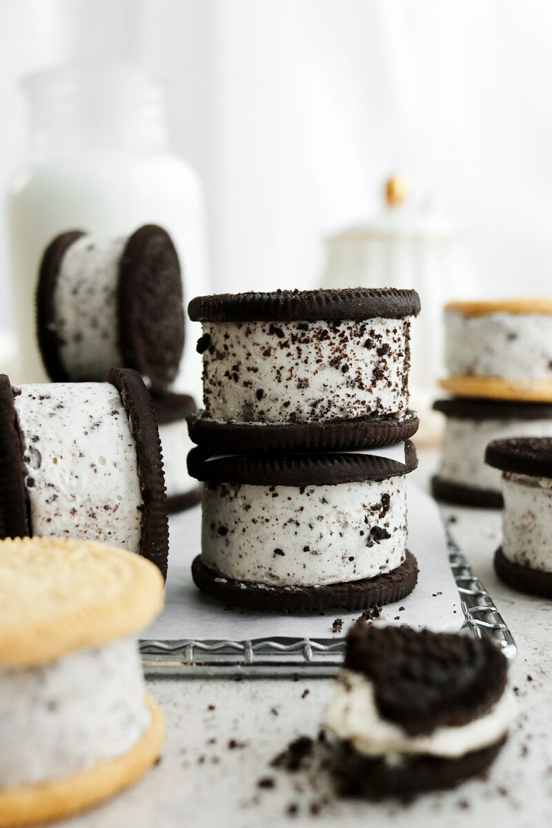 Oreo Ice-Cream Sandwiches