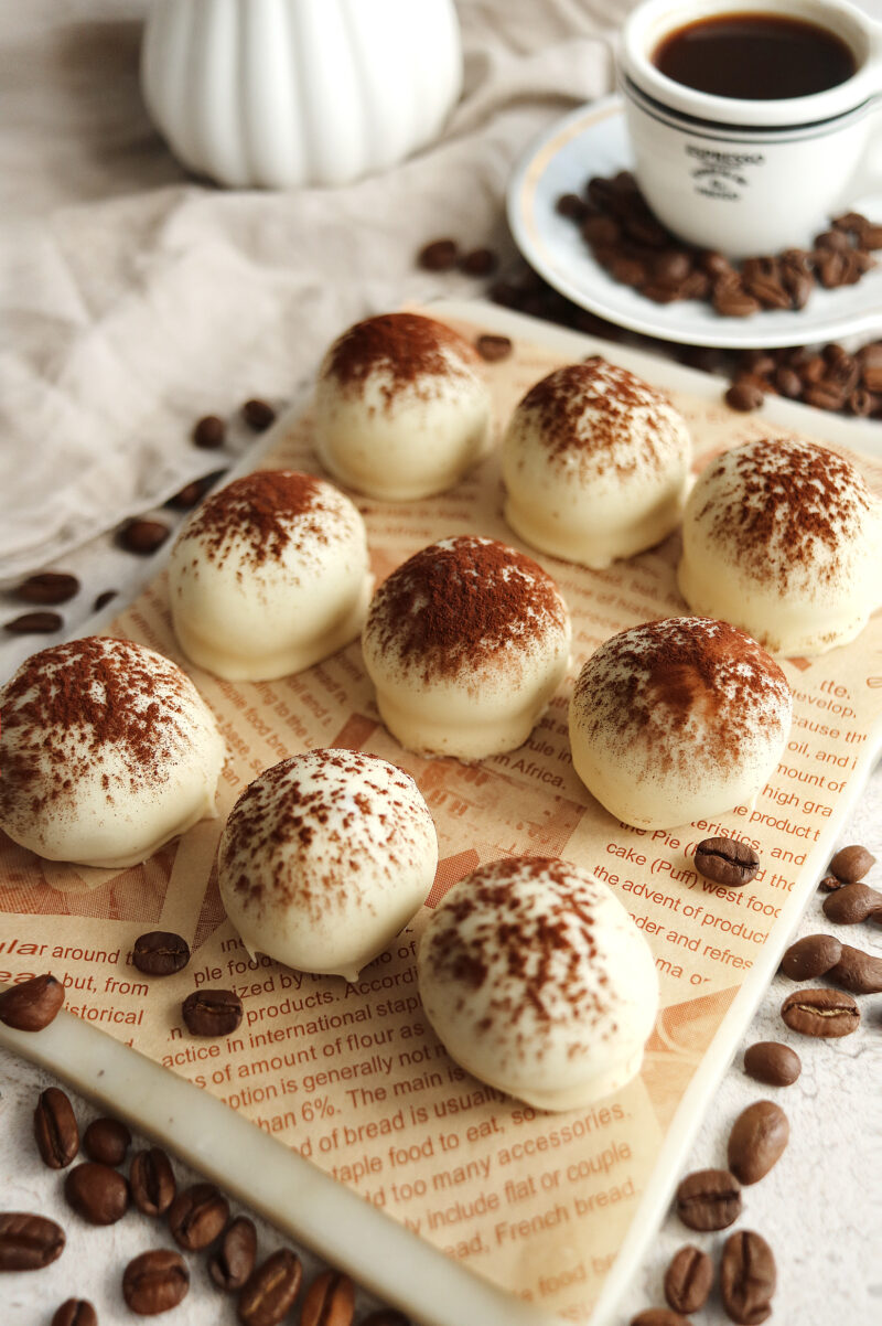 No-Bake Vegan Cappuccino Truffles
