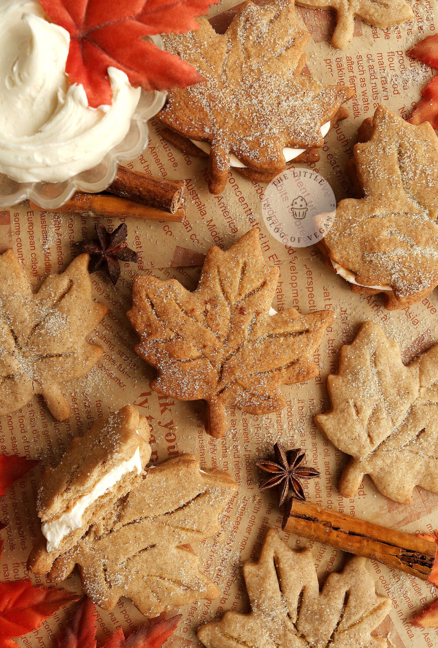 Vegan Maple Cream Cookies The Little Blog Of Vegan