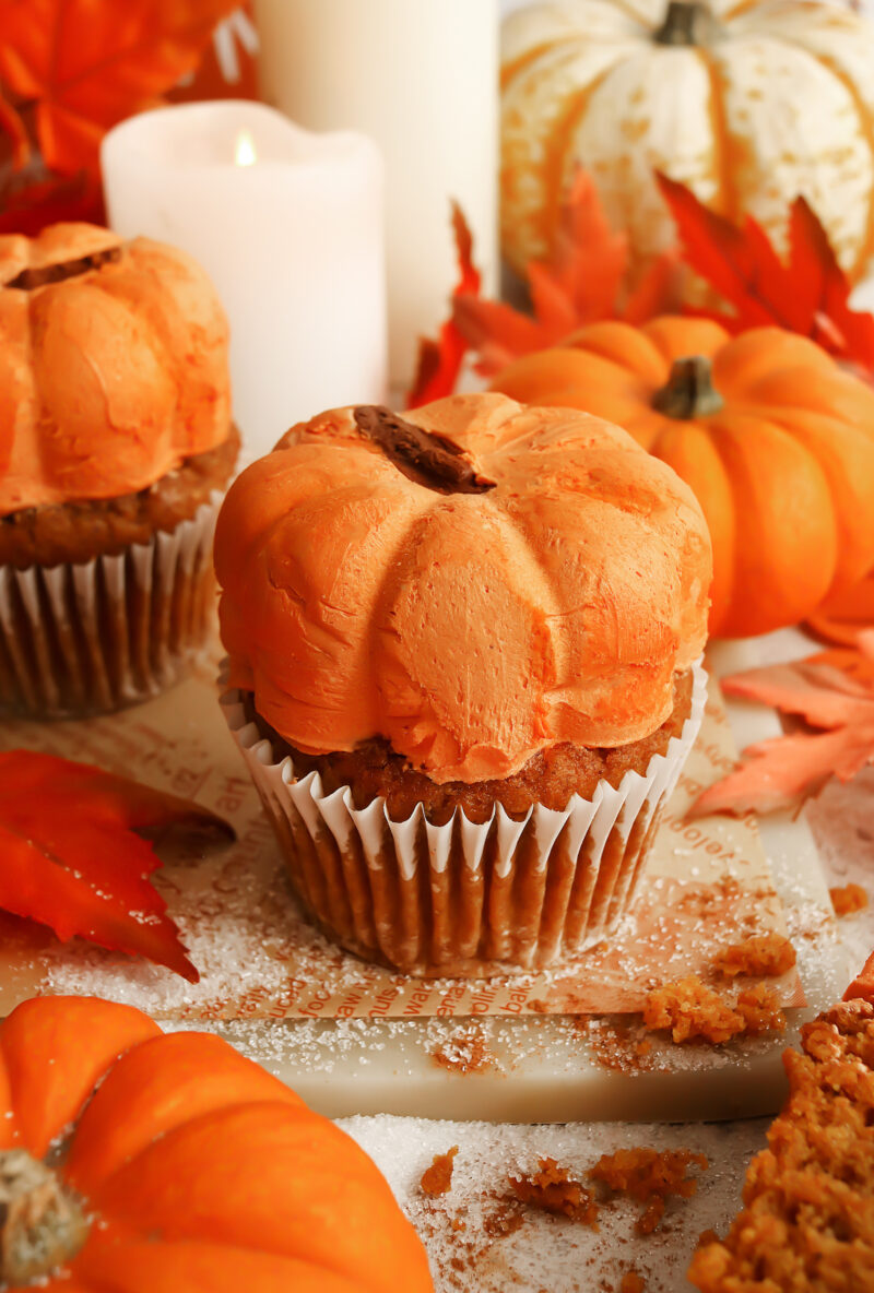 Vegan Pumpkin Spice Cupcakes