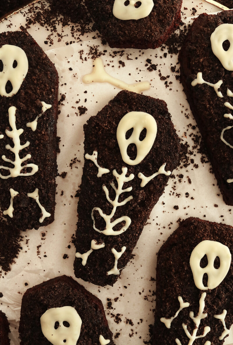 Vegan Coffin Brownies