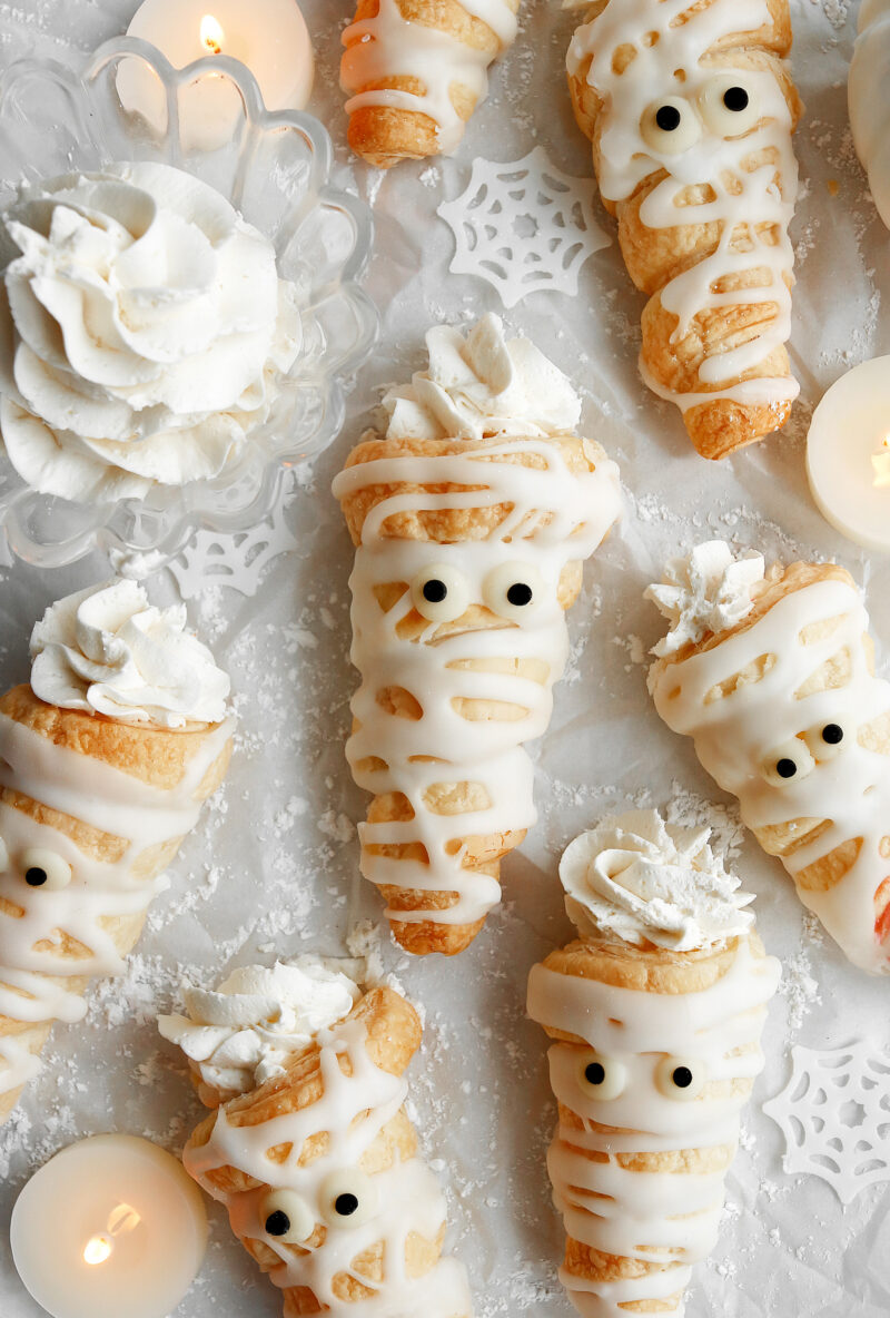 Vegan Mummy Cream Horns
