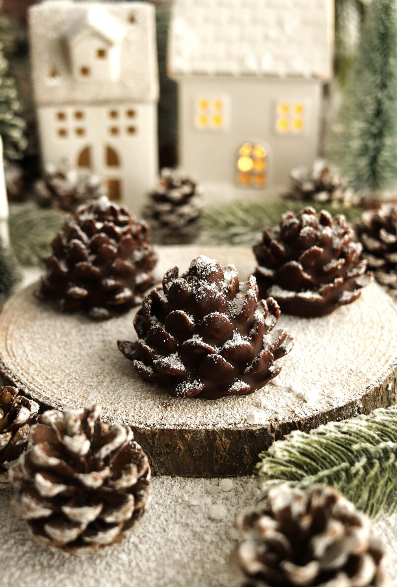 Vegan Pine Cone Truffles