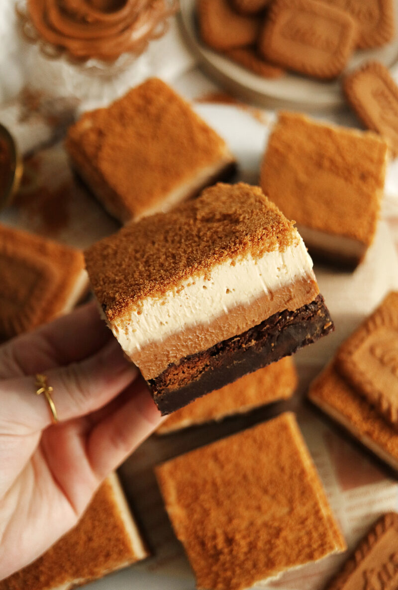 Vegan Biscoff Brownies