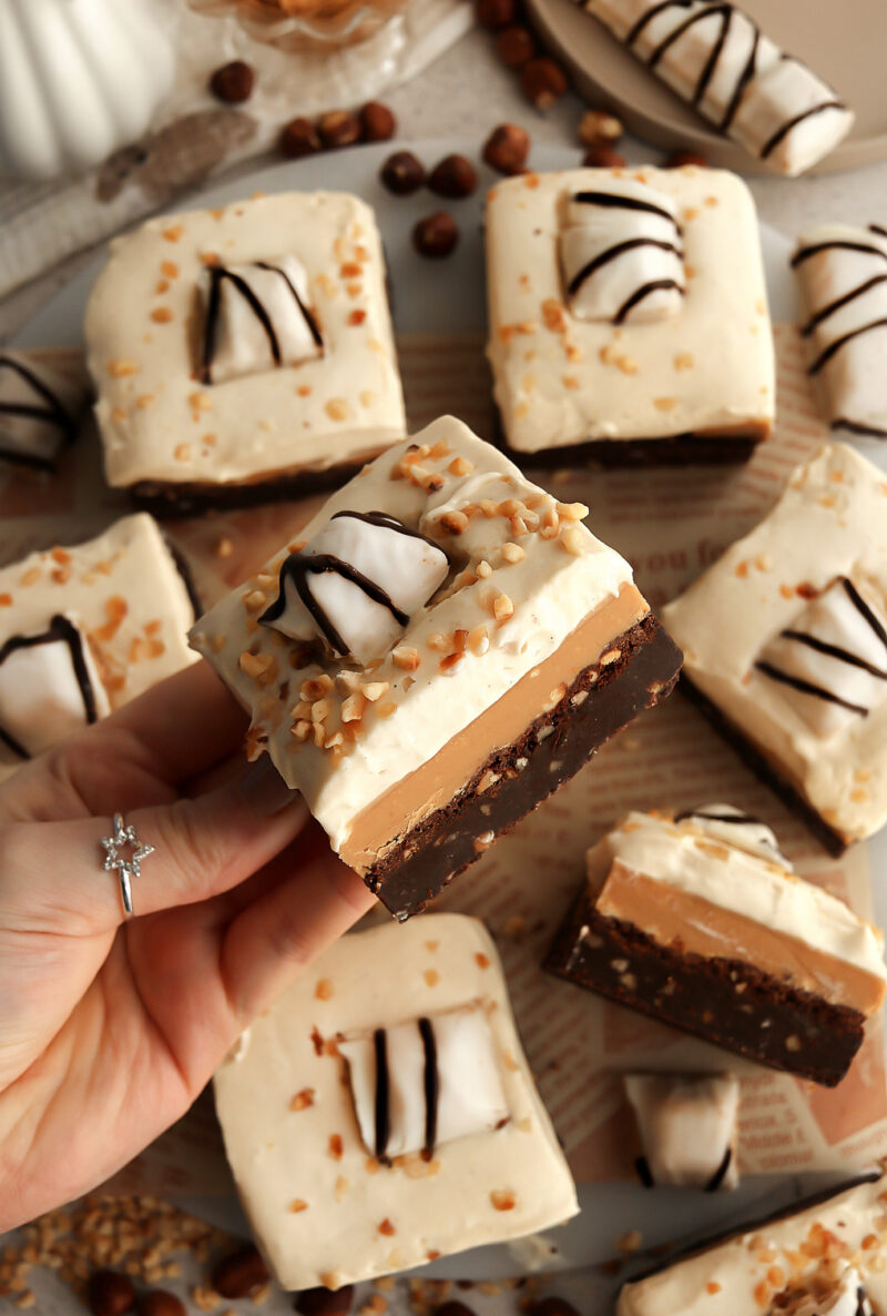 Vegan Kinder Bueno Brownies