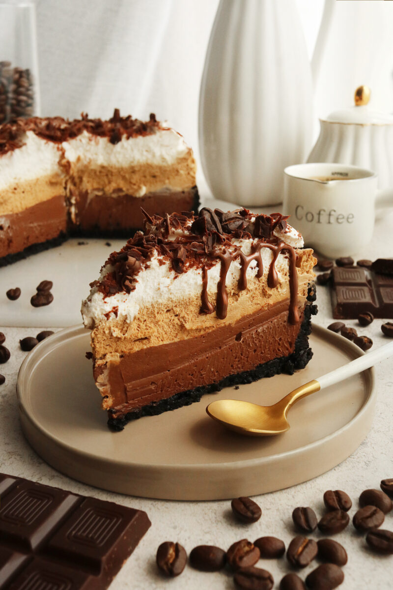 Vegan Chocolate Espresso Pie
