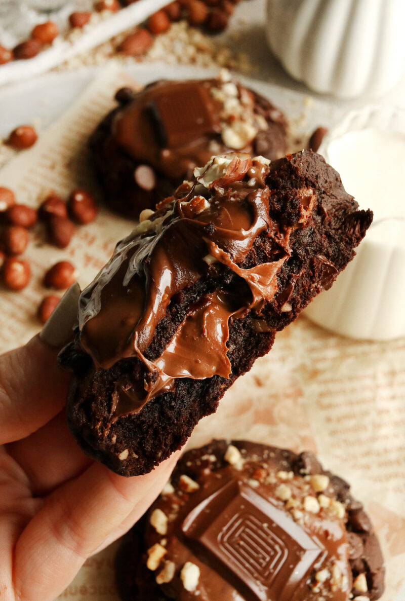 Vegan Nutella NYC Cookies