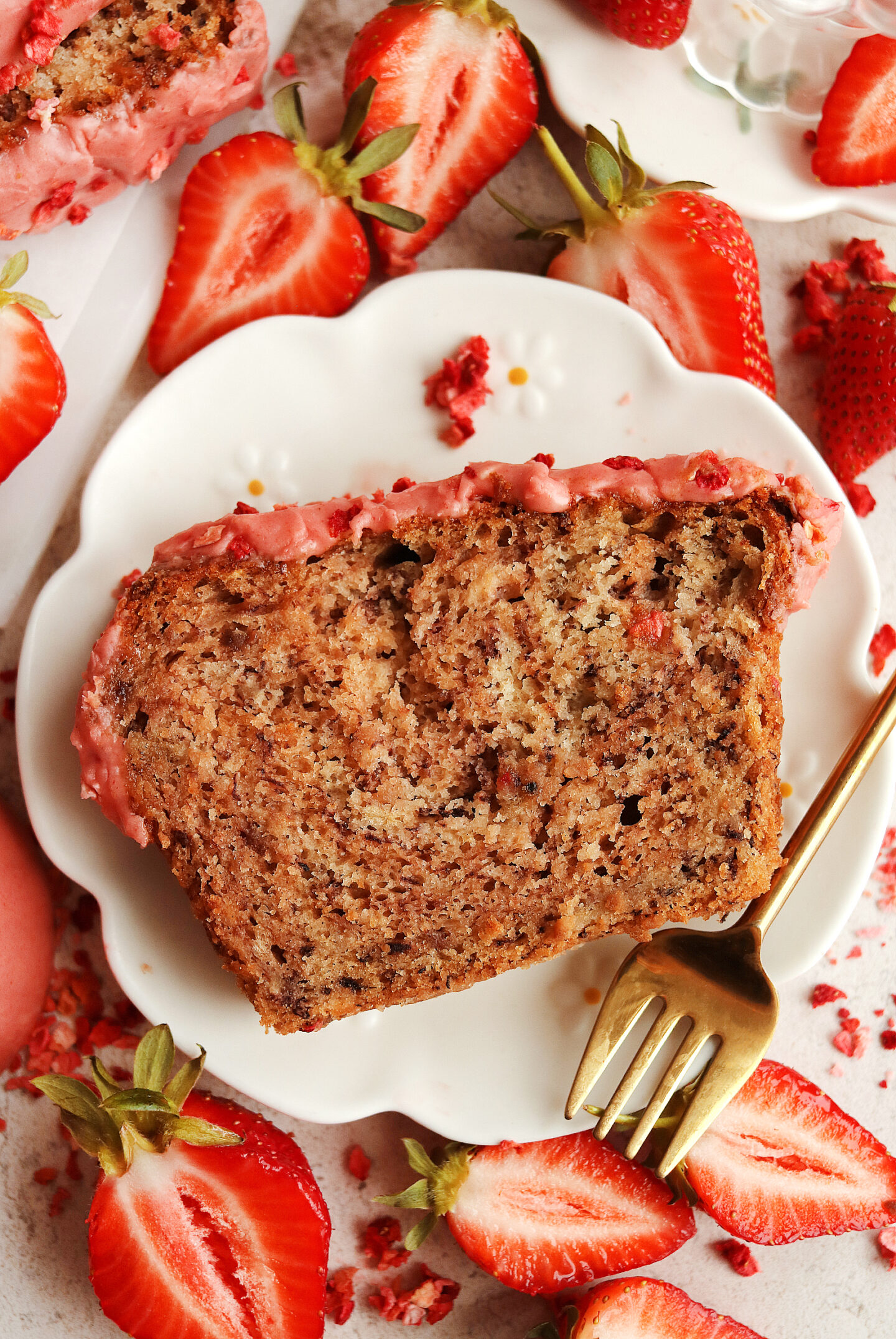 Vegan Strawberry Banana Bread