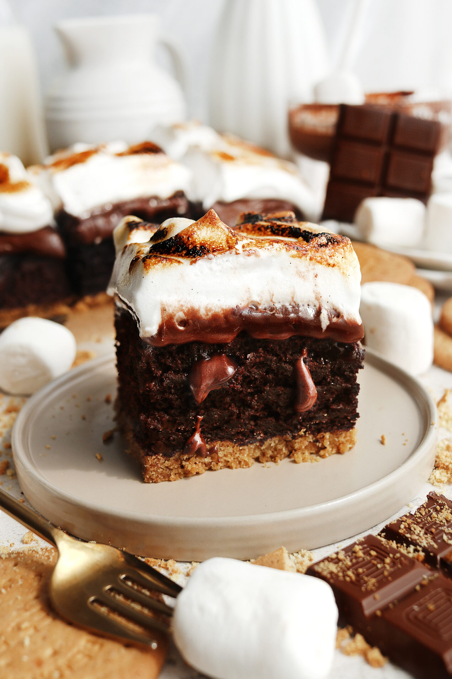 Vegan S'mores Sheet Cake