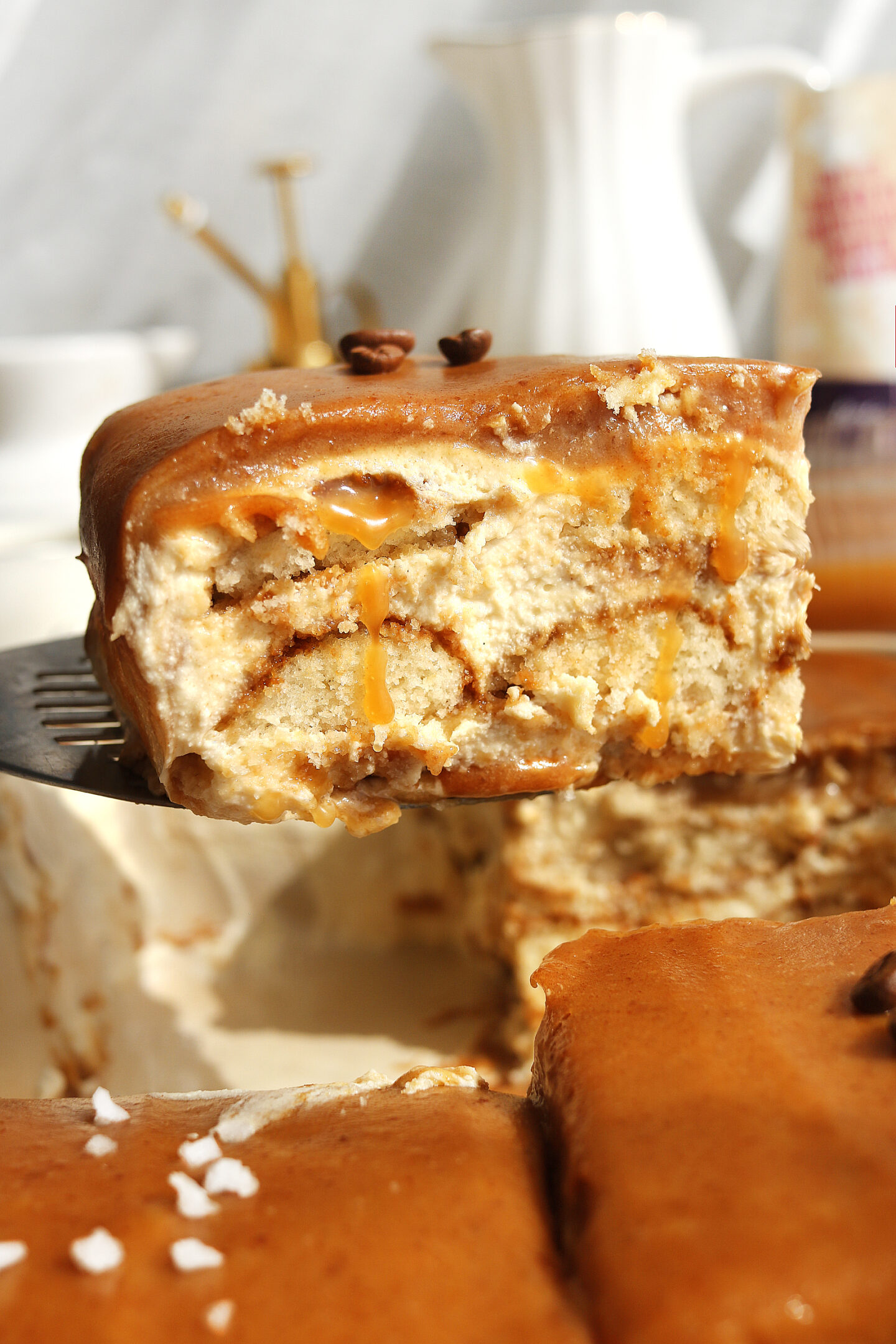 Vegan Caramel Latte Tiramisu