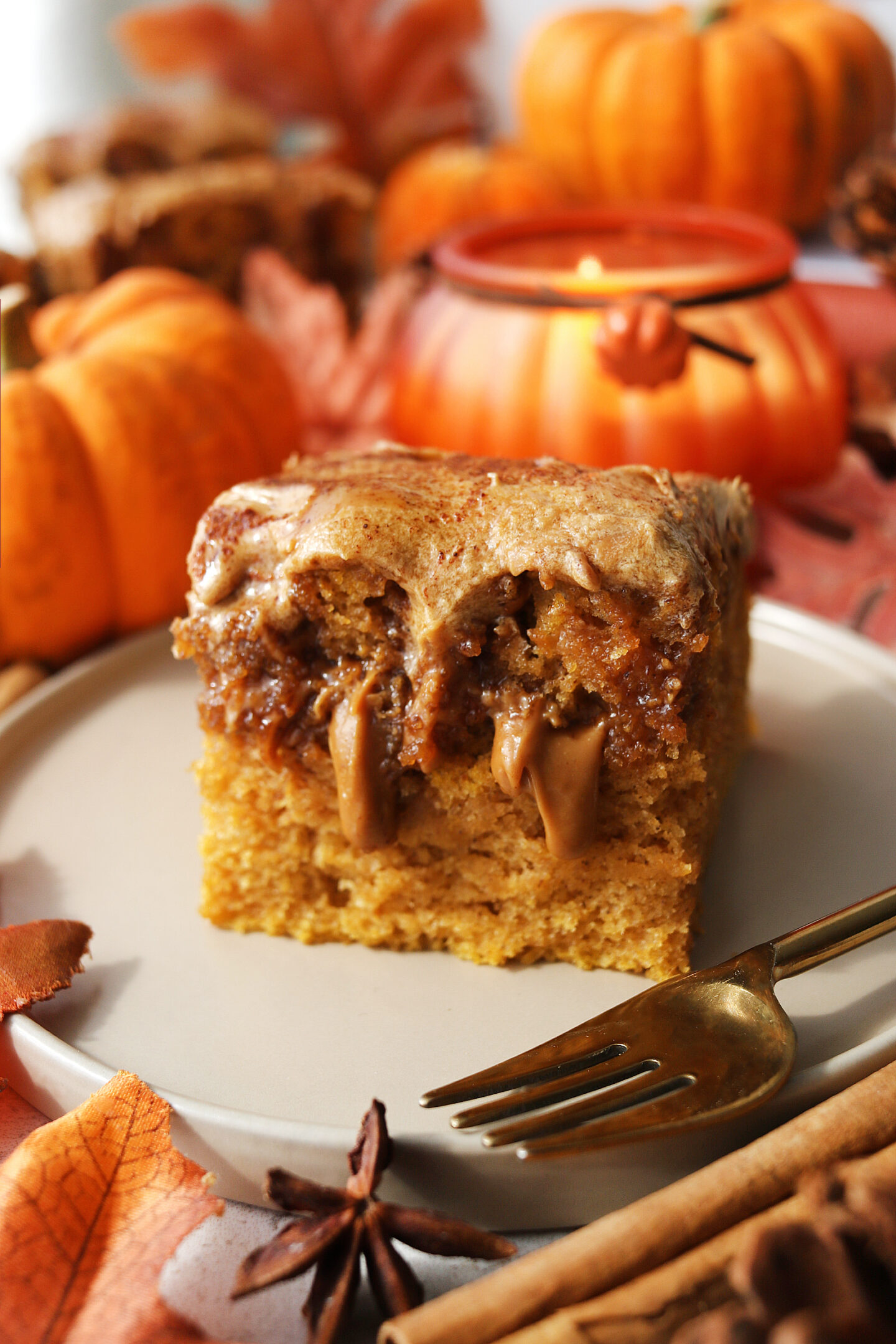 Vegan Pumpkin Spice Latte Cake